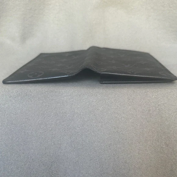 Louis Vuitton Monogram Eclipse Brazza Canvas Long Black Compact Wallet - Picture 5 of 15